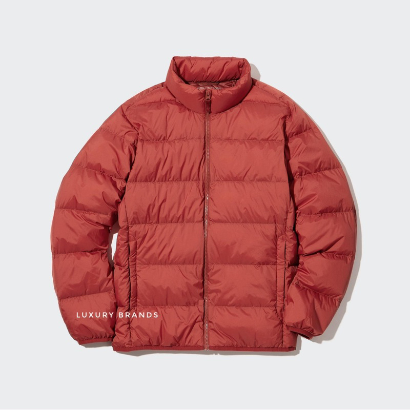Jaket Bulu Angsa UNIQLO Original Ultra Light Down Jacket Orange