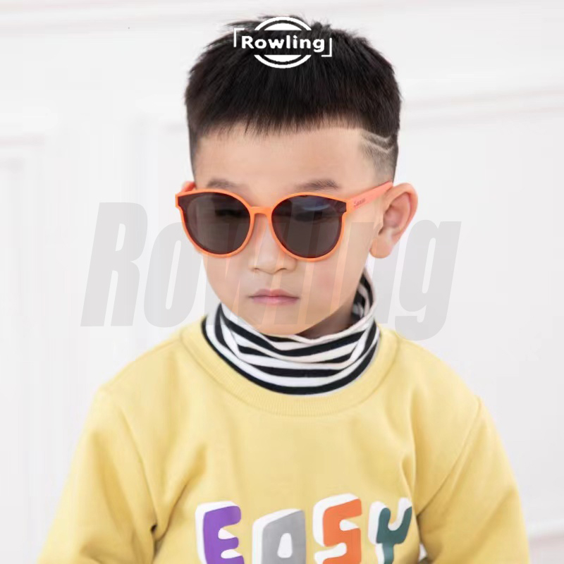 Rowling (Ka-318) Kacamata Hitam Gaya Bulat Anak-anak Sunglasses Fashion Sunglasses Kacamata Fashion