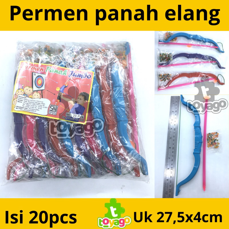 

Permen panah elang isi 20pcs grosir murah (permen panah jumbo new toyago toys)