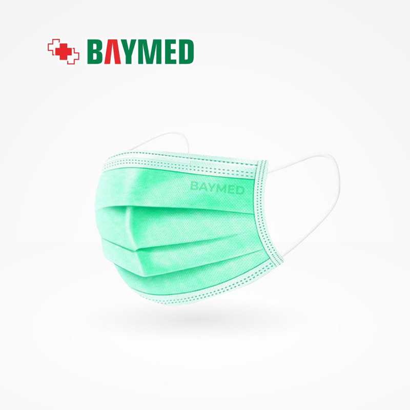 Masker Surgical Baymed Earloop 3 ply isi 50pcs