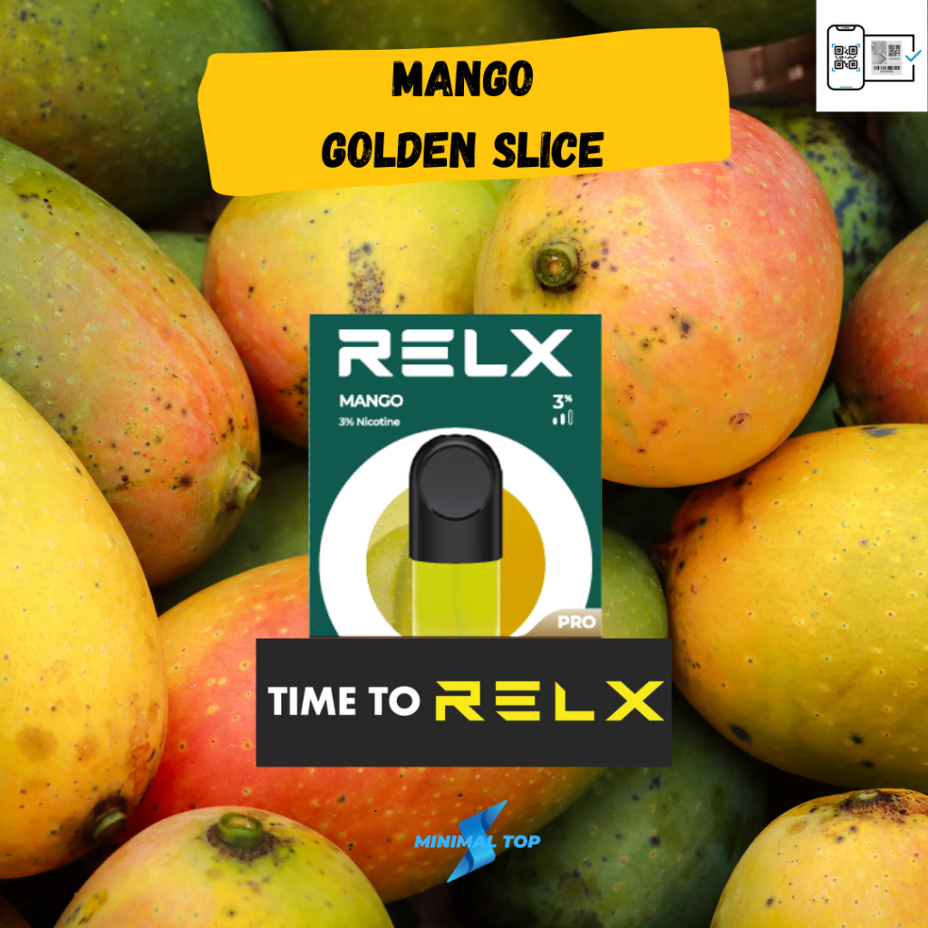 Relx Infinity Essential Pod Pro - Mango / Golden Slice Original