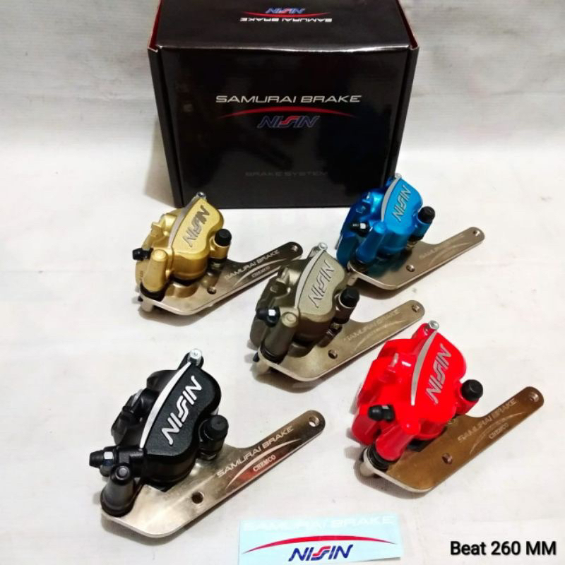 Kaliper Nissin Samurai Brake 2 Piston Original Vario Beat Scoopy Spacy 260mm