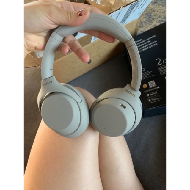 [SECOND LIKE NEW] HEADPHONE SONY WH-1000XM4 WH 1000XM4 WH1000XM4 SILVER + STANDING