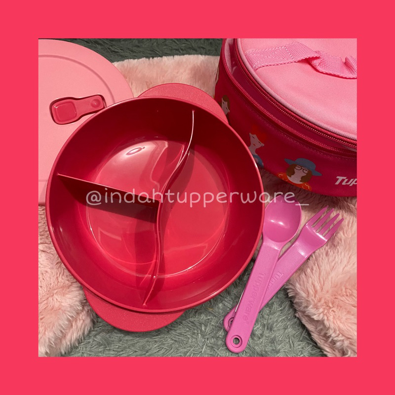 Tupperware Fancy Crystalwave Lunch Set