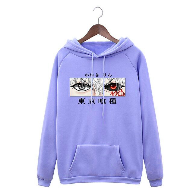 Sweater Hoodie Wanita Anime Tokyo Ghoul Kaneki Ken Eye Manga Harajuku Ukuran M-L-XL-XXL Bisa Bayar Ditempat COD