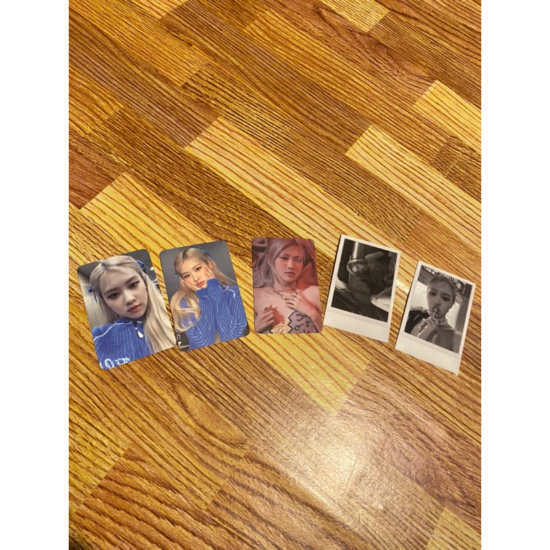 [OFFICIAL] PHOTOCARD POLAROID ROSE SINGLE ALBUM : R