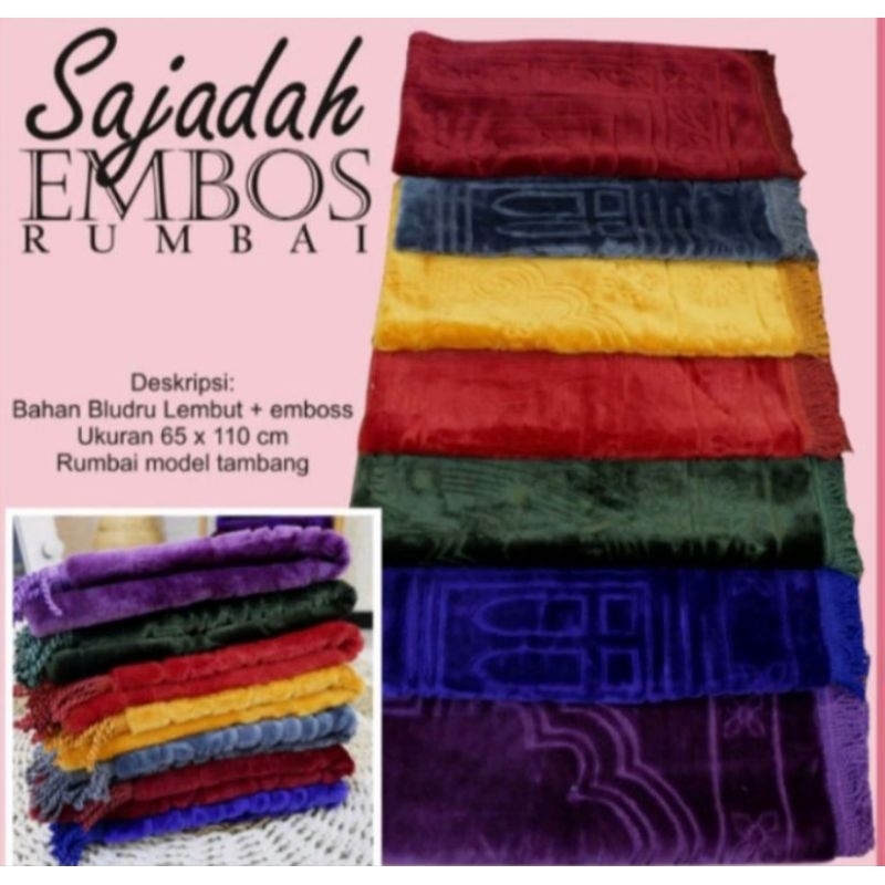 Sajadah / sajadah embos / sajadah arbania / sajadah besar / sajadah tanggung / sajadah muka / sajada