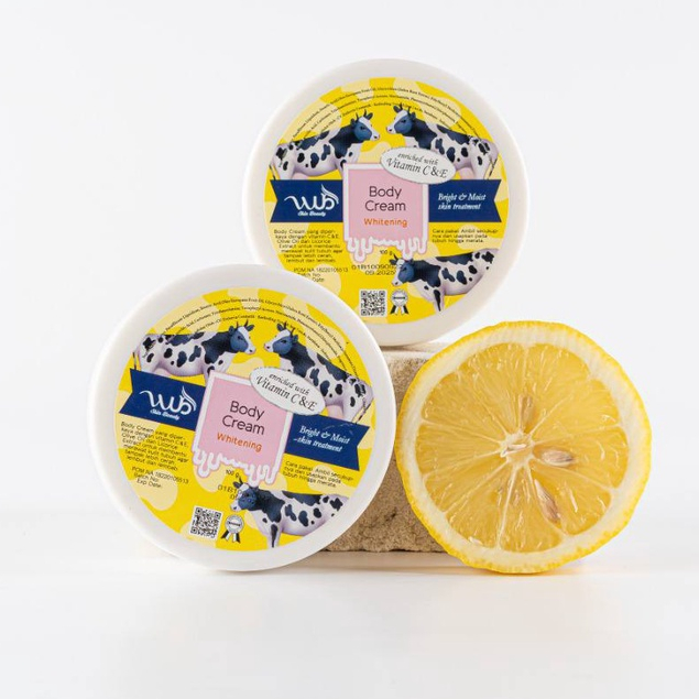 WUB SKIN BEAUTY Body Cream Milk with Vitamin C & E 100 Gram