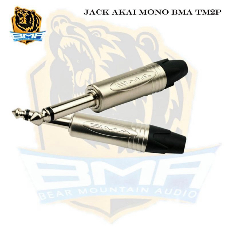 BMA Jack Akai Mono Jek Mic Colokan Gitar 6.5MM 6,5MM