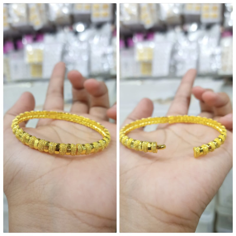 Gelang Bangle dewasa warna 24k