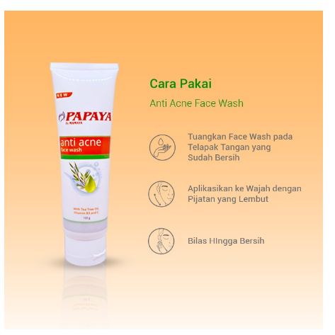 Mamaya by Papaya Anti Acne Face Wash