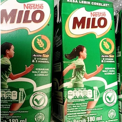 

MILO Healthy Drink UHT Combo Pack Activ-Go Cokelat Tetrapack 4 x 180ml