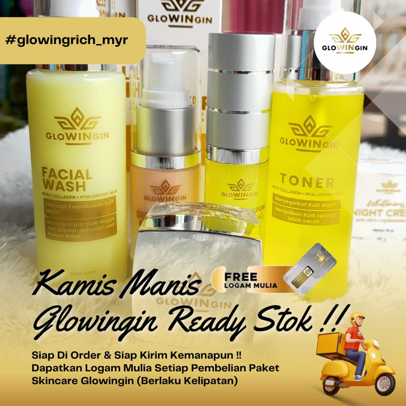 GLOWINGIN SKINCARE PAKET PREMIUM ORIGINAL