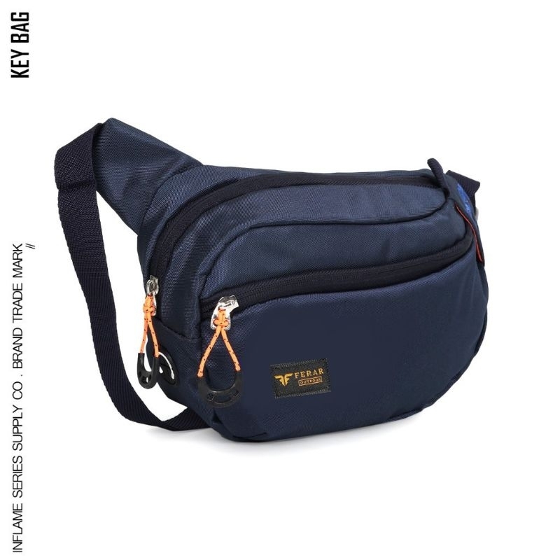 Tas waistbag/Tas selempang pria wanita Ferar Fish