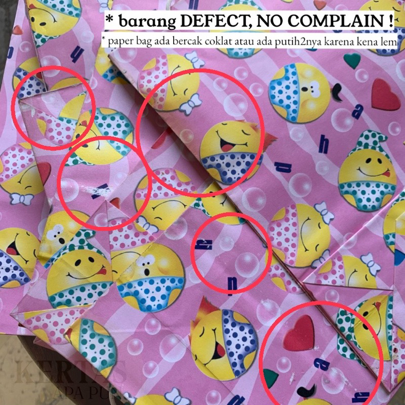

REJECT Paper Bag Kertas Kado Mini Ukuran 16x15 22x14 / Tas Kantong Kertas Goodie Bag Souvenir Ulang Tahun Packaging Online Shop Murah