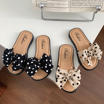 Sandal Anak Little Polkadot Model Flat Import