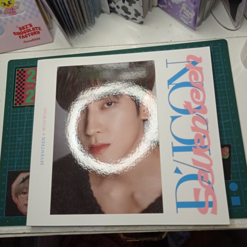 READY SIAP KIRIM | SHARING | DICON MINI PHOTOBOOK 102 SEVENTEEN - SVT - BINDER COVER WONWOO MINGYU