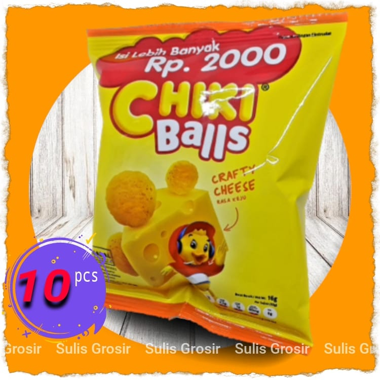 

Chiki Balls Keju Renceng Isi 10 Pcs X 16 gr