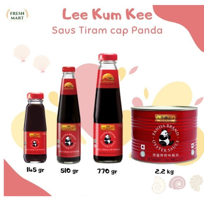 

LEE KUM KEE SAUS TIRAM CAP PANDA 2,2KG (OYSTER SAUCE PANDA BRAND)