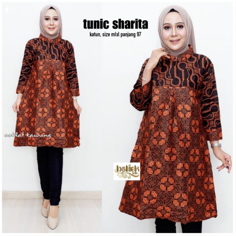 Sale! Tunik murah motif kekinian baju atasan wanita batik murah murmer klasik tradisional kerja kuliah sekolah kekinian halus Baju Atasan kasual Wanita kerja cantik modern dress cewek seragam kembar etnik motif terbaru keren bagus casual  simple btc solo