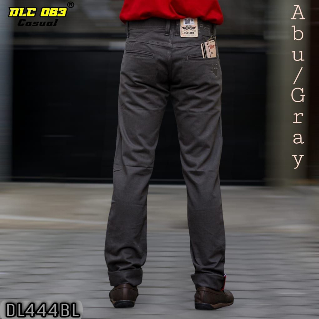 Celana chinos chino  kanvas panjang sulfur DLC / Celana casual reguler ukuran 28-38  bahan canvaz