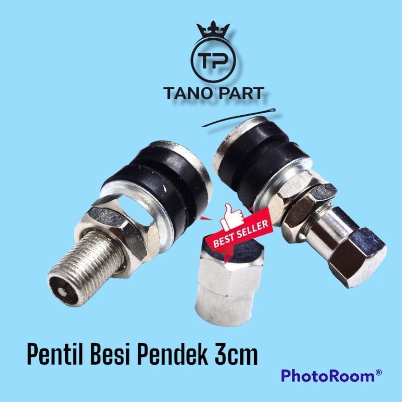 Pentil Tubeless untuk Ban Motor bahan besi Stainless