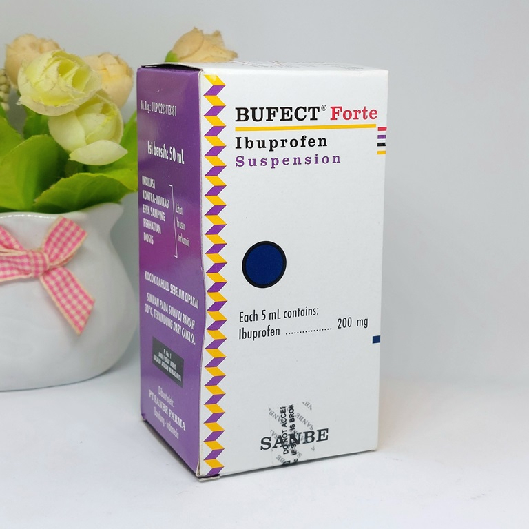 BUFECT FORTE IBUPROFEN SUSPENSI 200mg (Obat Pereda Nyeri)