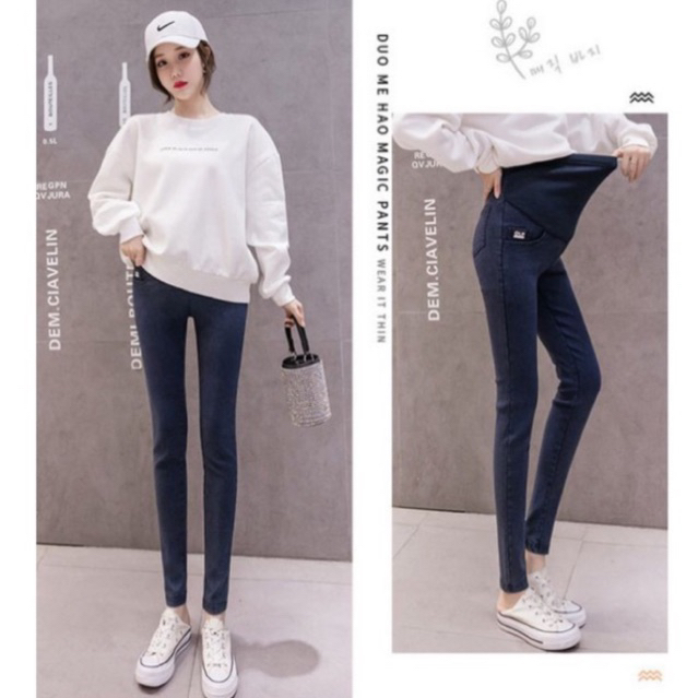 Celana Ibu Hamil Panjang Soft Jeans