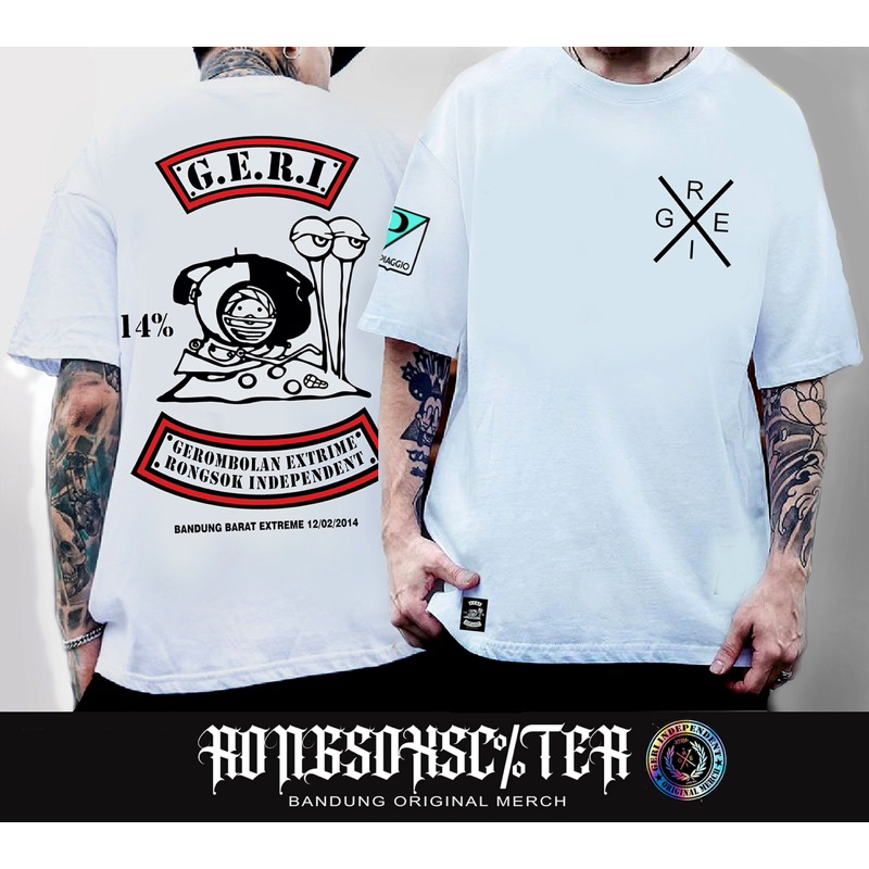 Kaos Vespa Geri original - Series Putih