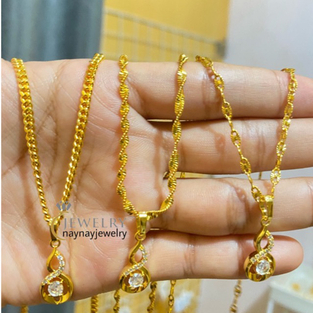 Kalung koin 91 warna 24k / motif 88