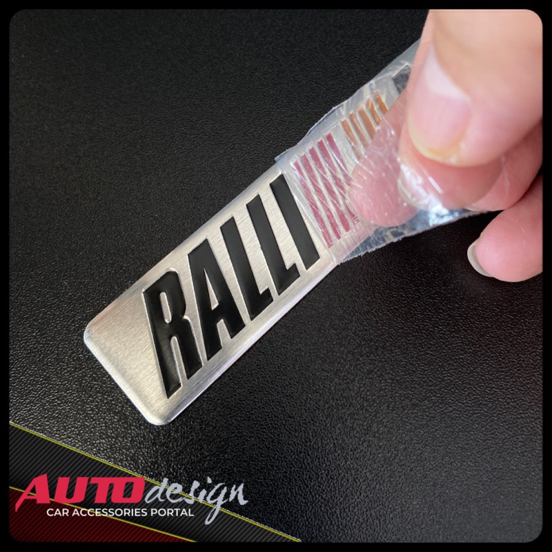 Ralliart Emblem Mobil Mitsubishi Alumunium Sheet Best Quality