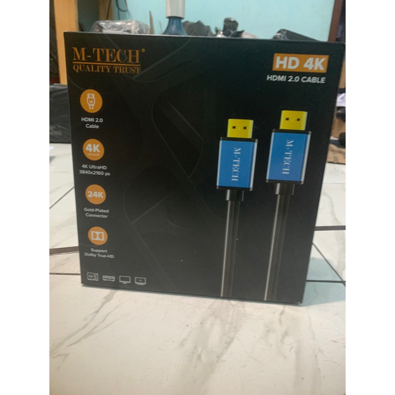 M-TECH Kabel HDMI 20Meter 4K ULTRA HD Premium V2.0 / Kabel HDMI V2.0 20M MTECH