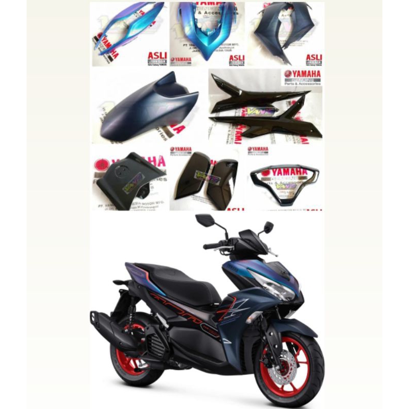 FULL BODY HALUS AEROX 155 CONNECTED 2023 CYBER CITY ORIGINAL