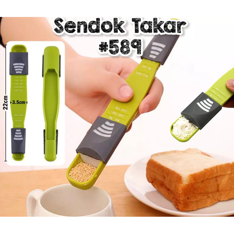 Sendok Takar Geser / Sendok Ukur / Spoon Scale / Timbangan Sendok