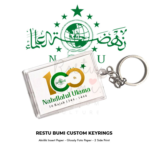 Gantungan Kunci 1 Abad NU Nahdlatul Ulama Keyring