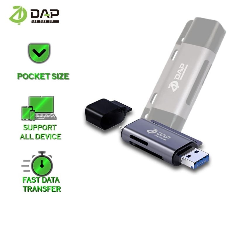 Dap Card reader Micro Sd-SDHC-TF-SD-MMC D-CR02