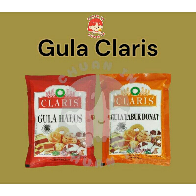 

Gula Tabur Donat 250 Gram / Gula Halus Claris Oren Manis Donat Kue 250 Gram