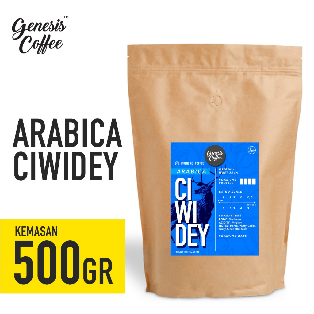 

ARABICA CIWIDEY KEMASAN KRAFT 500GR