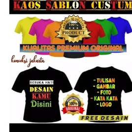 custom kaos desain suka/kaos distro,gambar printing