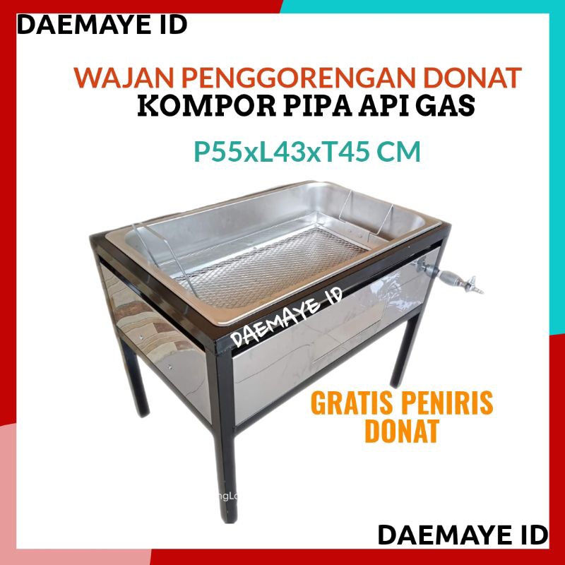 Deef Frayer Gas/Wajan Penggorengan Donat/Cakwe/Gorengan