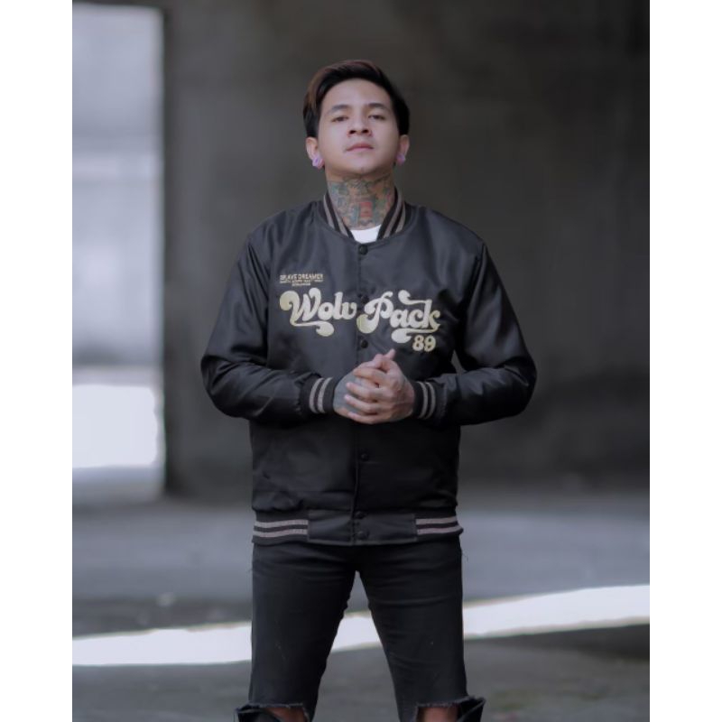 Wolv Streetwear Jacket Starter Black