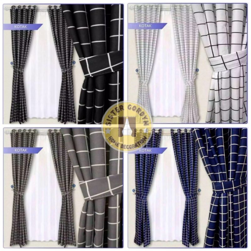 Gorden Jendela dan Pintu Gorden Katun Gorden Minimalis