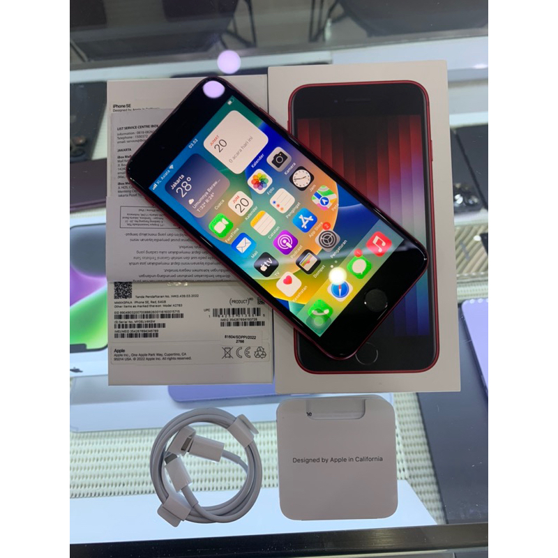Iphone SE 3 , RED , 64GB Ibox