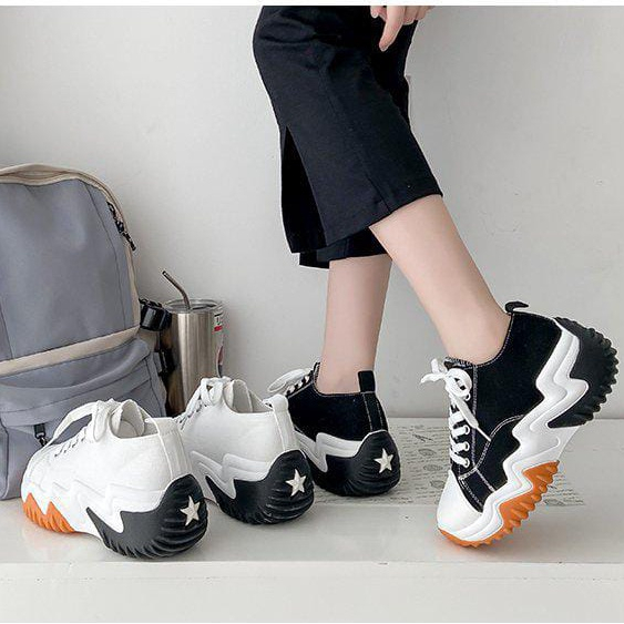 TBIG [COD] Sepatu Sneakers Import Shoes STARENSHOES Fashion Wanita Sepatu Korea Style Sekolah Kuliah