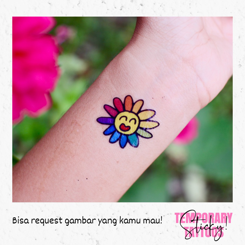 ST42 - STICKY TATTOO TEMPORARY CUSTOM TATO TEMPORER JHOPE BTS HOBICORE