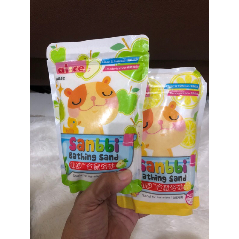 PASIR MANDI HAMSTER PASIR WANGI SANBBI HAMSTER BATHING SAND