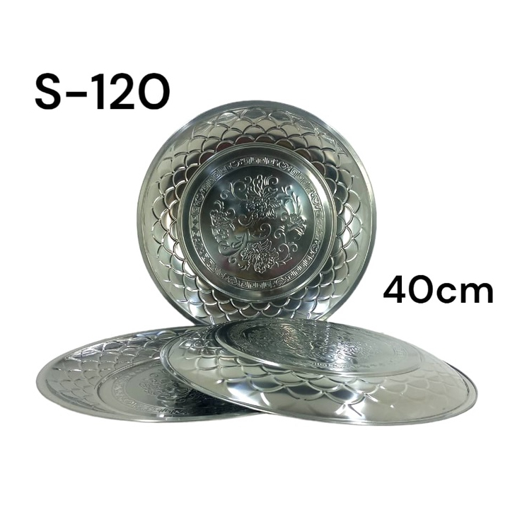 NAMPAN BULAT / NAMPAN ANGGUR 40CM STAINLES STEAL