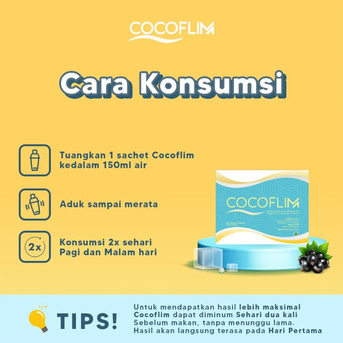 COCOFILM Minuman diet sehat ampuh detox tubuh suplemen alami