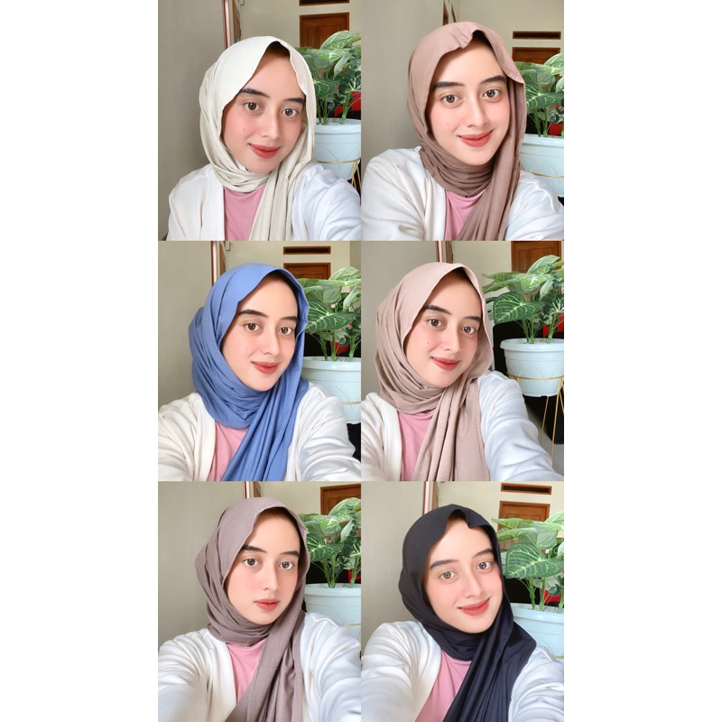 Pashmina Turkey Shawl premium - Pashmina Rayon Spandex premium ada 10 warna