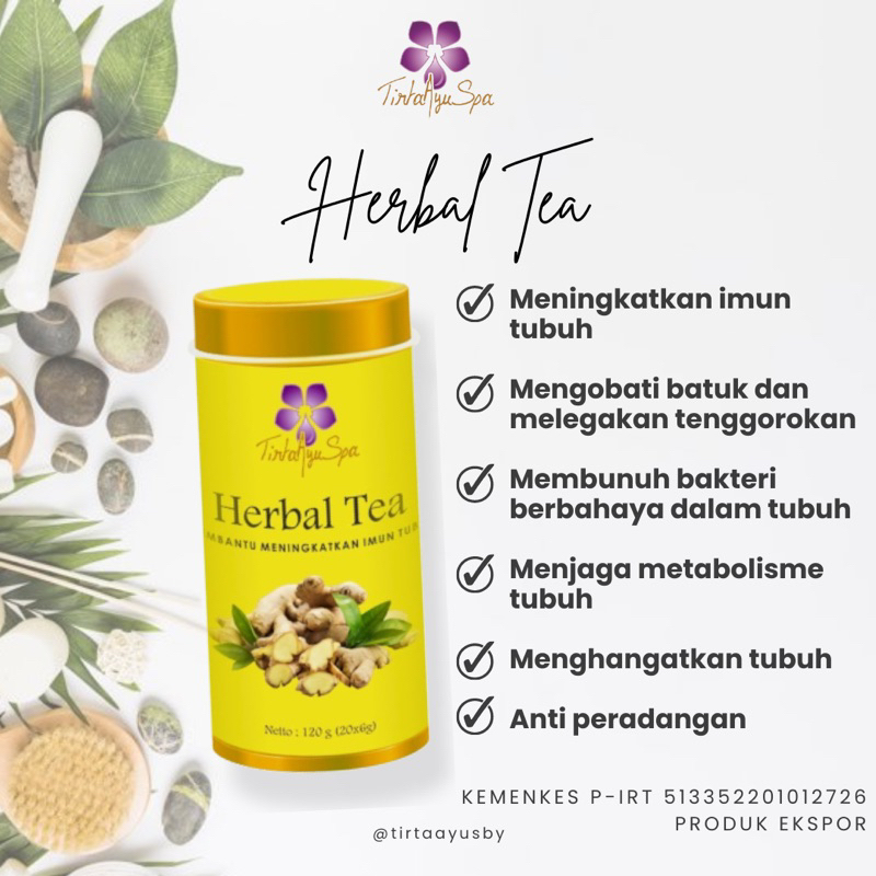 

Teh Herbal Meningkatkan Imun Tubuh by Tirta Ayu Spa